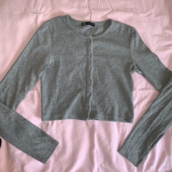 ZARA ribbed cardigan - Picture 1 of 3